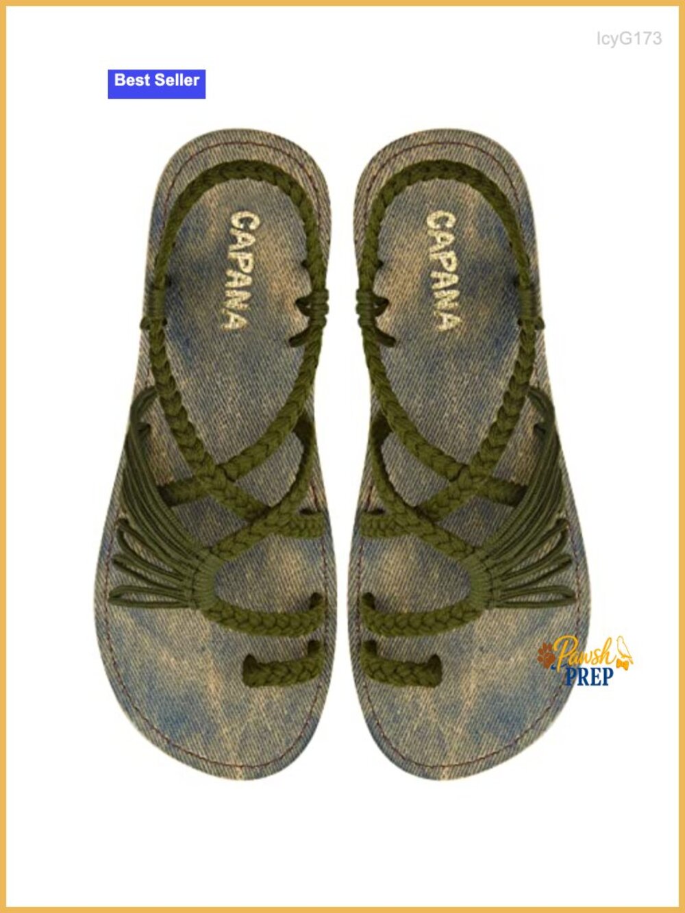 Strappy Braided Flat Sandals - Vegan Handmade Boho Rope Sandals for Women